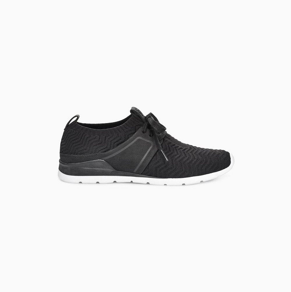 UGG Willows Black Sneakers for Women (ATEK15724)